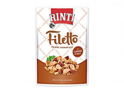 Kapsička RINTI Filetto - kuře a jehněčí v želé 100g
