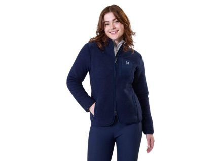 Dámská fleecová bunda HORSEWARE Pace navy (XL)