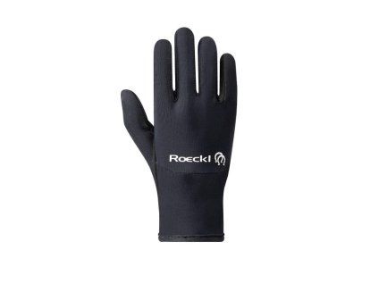 Dětské jezdecké rukavice ROECKL Tryon 2 black solid (3)