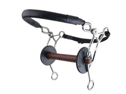 Speciální udidlo TRUST Hackamore Combi Long kožené 135mm/20mm