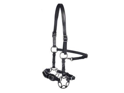 Hackamore uzdečka F.R.A. Miranti black