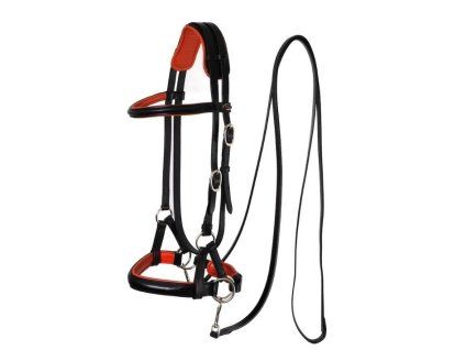 Sidepull F.R.A. Pardoes de luxe black/orange MINISHETTY
