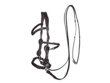 Hackamore uzdečka F.R.A. Calli havana FULL