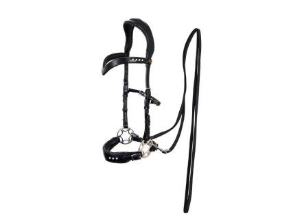 Hackamore uzdečka F.R.A Glory black FULL