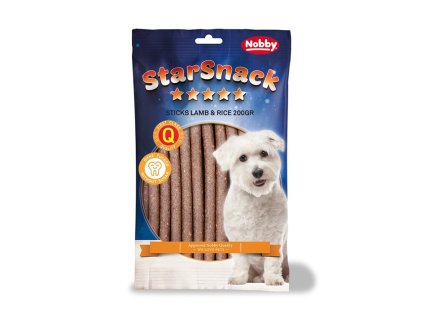 NOBBY StarSnack Sticks Lamb & Rice 200g (20ks)