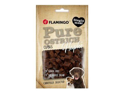 FLAMINGO Hapki Pure Ostrich Cubes 85g