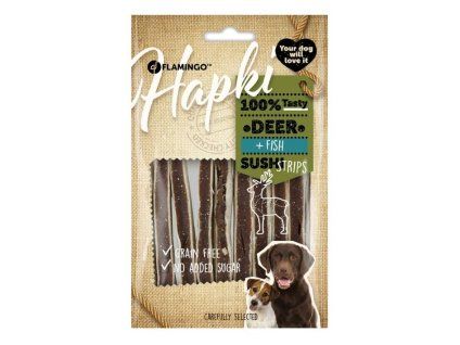 FLAMINGO Hapki Deer & Fish Sushi Strips 85g