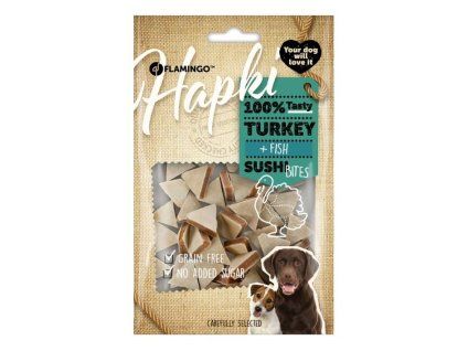 FLAMINGO Hapki Turkey & Fish Sushi Bites 85g
