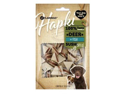 FLAMINGO Hapki Deer & Fish Sushi Bites 85g