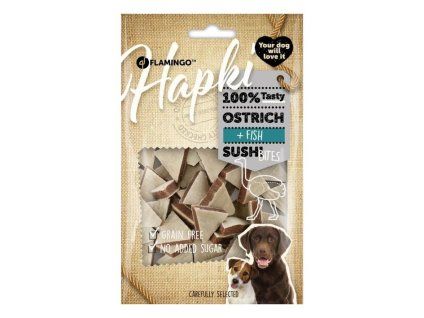 FLAMINGO Hapki Ostrich & Fish Sushi Bites 85g
