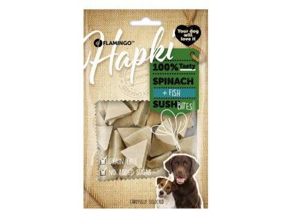 FLAMINGO Hapki Spinach & Fish Sushi Bites 85g