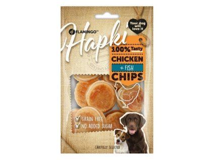 FLAMINGO Hapki Chicken & Fish Chips 85g