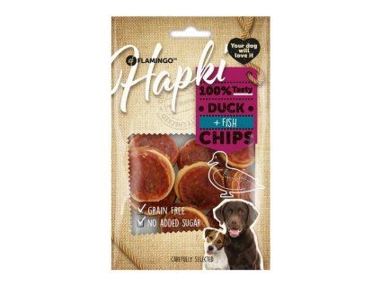 FLAMINGO Hapki Duck & Fish Chips 85g