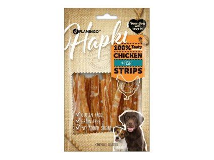 FLAMINGO Hapki Chicken & Fish Sushi Strips 85g