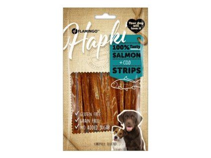 FLAMINGO Hapki Salmon & Cod Strips 85g