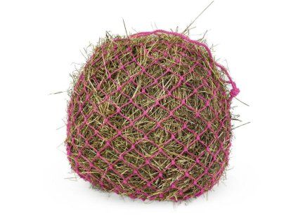 Síť na seno KM ELITE Deluxe extra pevná 5cm oka raspberry