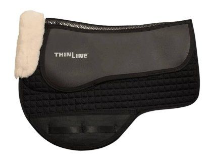 Podsedlová dečka THINLINE Endurance Dropped Rigging black