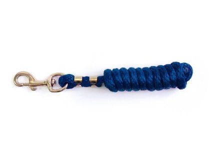 Vodítko KM ELITE Poly Durable s klasickou karabinou navy blue 180cm