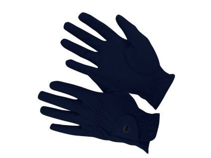 Jezdecké rukavice KM ELITE ProGrip navy blue (7)