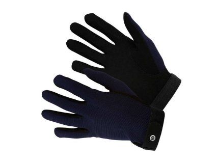 Jezdecké rukavice KM ELITE All Rounder navy blue (7)