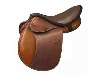 Potah na posedlí THINLINE pro skokové/všestranné sedlo dark brown