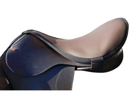 Potah na posedlí THINLINE pro drezurní sedlo dark brown