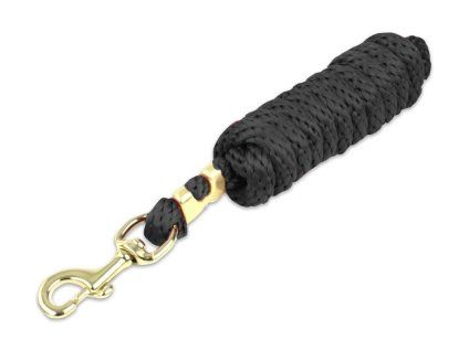 Vodítko KM ELITE Poly s klasickou karabinou black 3m