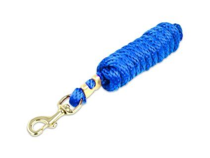Vodítko KM ELITE Poly s klasickou karabinou blue 3m