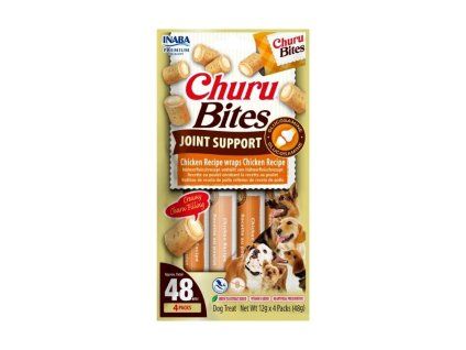 INABA Churu Dog Bites Joint Support kuře 4x12g
