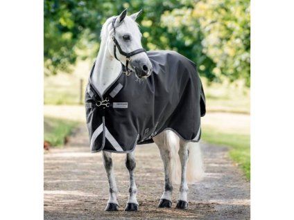 Výběhová deka HORSEWARE Rambo Vari Layer 1680D 250g black/thunderstorm grey & silver 155cm