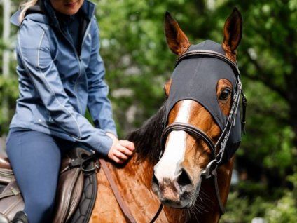 Terapeutická maska HORSEWARE Ionic black (L)