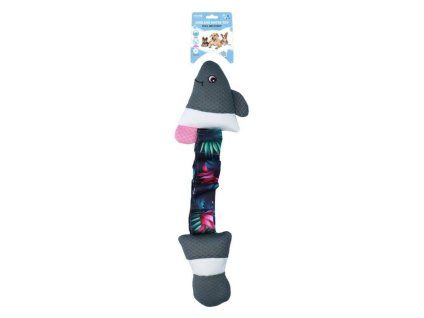 Hračka COOLPETS textil - Pull Me! Flower ryba