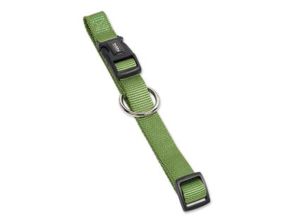 Obojek NOBBY Classic nylonový zelený 30-45cm (DOPRODEJ)