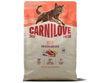CARNILOVE Cat Active Beef Sterilised 2kg