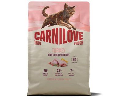 CARNILOVE Cat True Fresh Turkey Sterilised 2kg