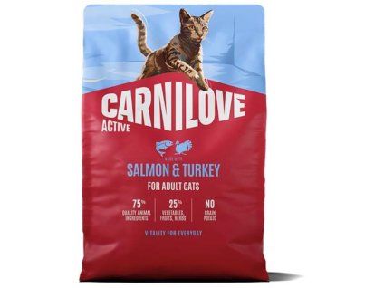 CARNILOVE Cat Active Salmon & Turkey 2kg