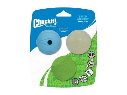 Míček CHUCKIT! Fetch Medley (S) 5cm (3ks)