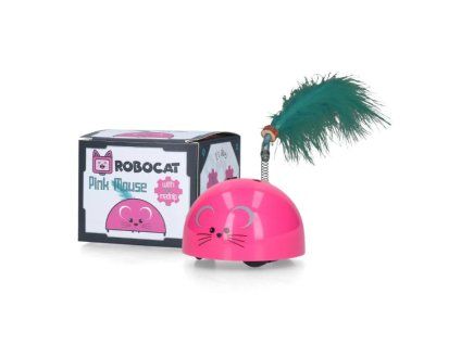 ROBOCAT Mouse robomyš růžová