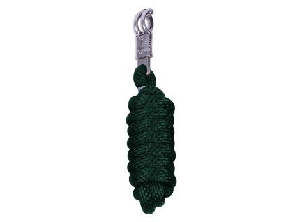 Vodítko QHP s panic karabinou dark green 2m