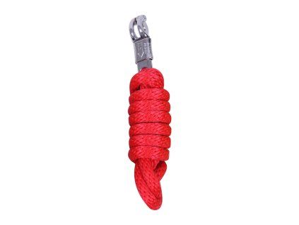 Vodítko QHP s panic karabinou bright red 2m