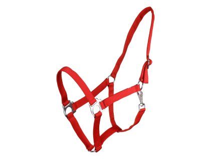 Ohlávka Q-ESSENTIALS Slide bright red SHETTY