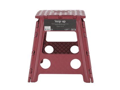 Stolička QHP Step-Up burgundy 39cm
