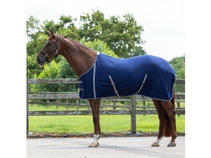 Odpocovací deka Q-ESSENTIALS Basic s křížovým zapínáním blue 130cm