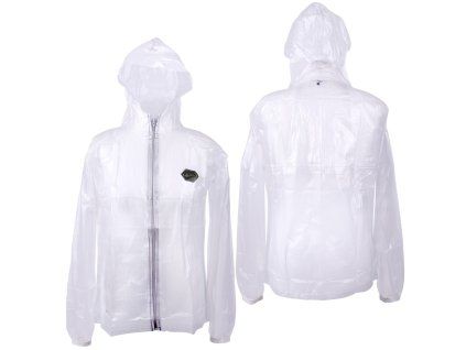 Jezdecká pláštěnka QHP transparent (M)