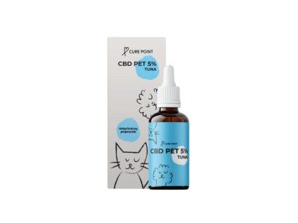 CURE POINT CBD PET 5% Olej pro psy Tuna 10ml