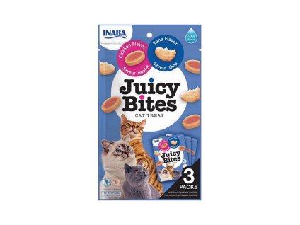 CIAO Cat Juicy Bites Snack kuře a tuňák 33,9g (3 ks)