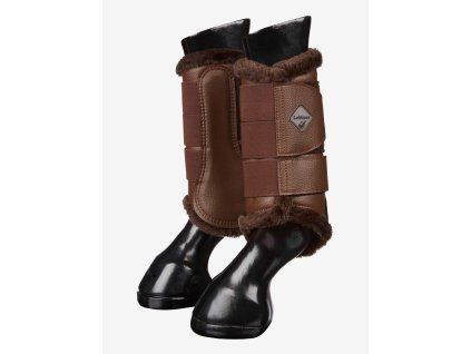 Kamaše LEMIEUX s beránkem brown (M)
