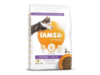 IAMS for Vitality Cat Kitten Chicken 10kg