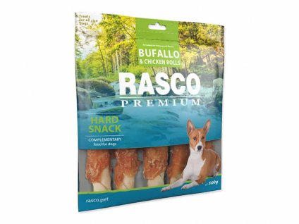 RASCO Premium tyčinky buvolí (L) obalené kuřecím masem 500g