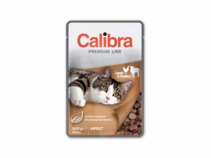 Kapsička CALIBRA Cat Premium Adult Lamb & Poultry 100g